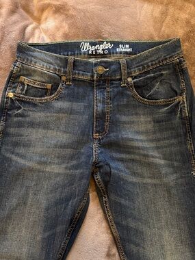 Wrangler retro men’s slim straight jean